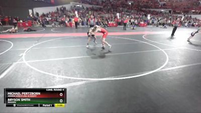 125 lbs Cons. Round 4 - Michael Pertzborn, Askren Wrestling Academy vs Bryson Smith, Ringers