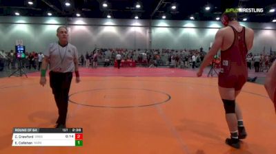 285 lbs Round of 64 - Cody Crawford, Oregon State University vs Evan Callahan, Harvard