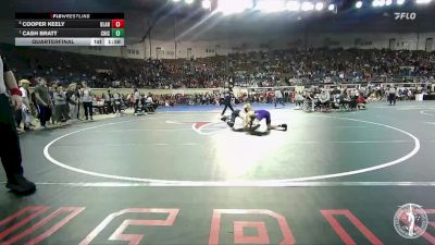 B5A-106 lbs Quarterfinal - Cash Bratt, Chickasha/Verden vs Cooper Keely, Blanchard