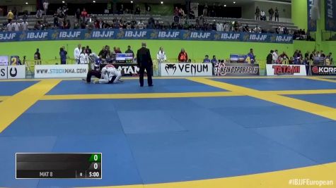 IBJJF European Championships Day 1 Mat 8 Part 5