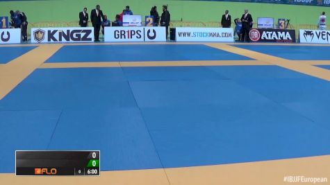 IBJJF European Championships Day 1 Mat 9 Part 1