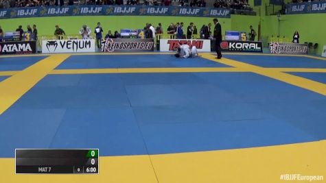 IBJJF European Championships Day 1 Mat 7 Part 3