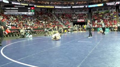 2A-132 lbs Cons. Round 3 - Cain Rodgers, North Fayette Valley vs Remy Ressler, Independence