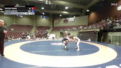117 lbs Semis & 1st Wrestleback (8 Team) - Aneth Campos, Iowa Central Community College vs Kaylee Young, Snow