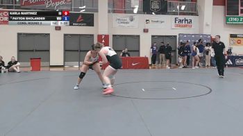 180 lbs Cons. Round 3 - Karla Martinez, Friends University vs Payton Sholander, Wayland Baptist University