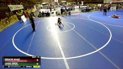 45 lbs Cons. Round 1 - Caden Giron, The Grappling Group vs Spencer Smart, Coachella Valley Wrestling Club