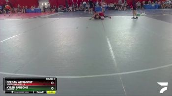 113 lbs Round 3 (4 Team) - Kylen Parsons, Creston vs Deegan Armagost, Wisconsin Rapids