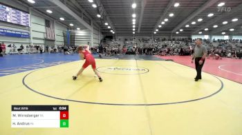 126 lbs Consi Of 8 #2 - Max Wirnsberger, PA vs Hayden Andrus, PA