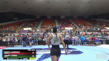 135 lbs Cons. Semi - Nakita Lawrence, Sabetha vs Wendy Candia, Pratt