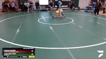 102 lbs 1st Place Match - Logan Rager, Sheridan Wrestling Club vs Xabi Hellman, Wyoming
