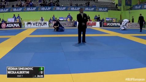 IBJJF European Championships Day 2 Mat 7 Part 1