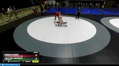 157 lbs Cons. Round 4 - Adrian Harris, Youngblood Wrestling Club vs Preston Ashcraft, California