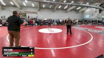 130 lbs Champ. Round 1 - Suubi Alexander, North Platte vs Eve Clark, Pueblo Central