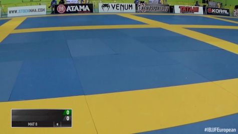 IBJJF European Championships Day 2 Mat 8 Part 1