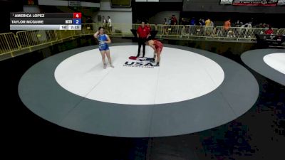 72 lbs Quarters - America Lopez vs Taylor McGuire, Nor Cal Take Down Wrestling Club
