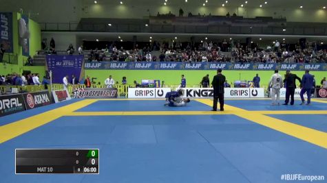 IBJJF European Championships Day 2 Mat 10 Part 1