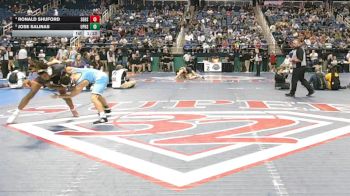 6A 144 lbs Quarterfinal - Jose Salinas, Union Pines High School vs Ronald Shuford, Southeast Guilford High School