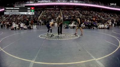 4A 120 lbs Quarterfinal - Grant McCord, Grimsley Senior High School vs Brayden Daker, Corinth-Holders