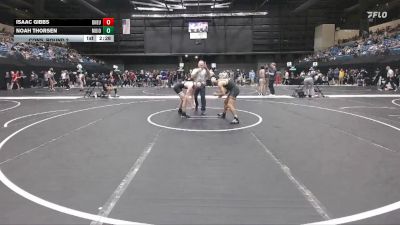 125 lbs Cons. Round 2 - Noah Thorsen, Morningside (Iowa) vs Isaac Gibbs, Doane University