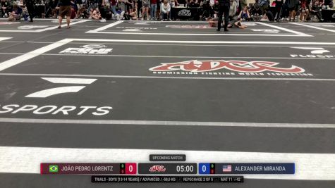 João Pedro Lorentz vs Alexander Miranda 2025 ADCC Orlando Open/Youth Trials