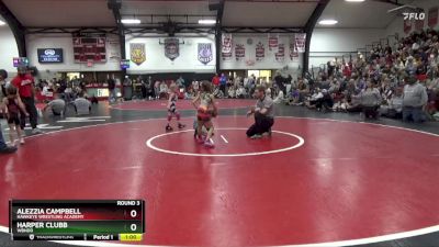 Round 3 - Alezzia Campbell, Hawkeye Wrestling Academy vs Harper Clubb, WBNDD