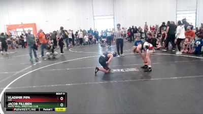 95 lbs Quarterfinal - Vladimir Pipa, C2X vs Jacob Filliben, White Knoll Wrestling Club