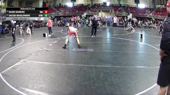 132 lbs Cons. Round 3 - Gage Sandoz, Valentine Wrestling Club vs Jacob Maslowski, Gretna Youth Wrestling Club