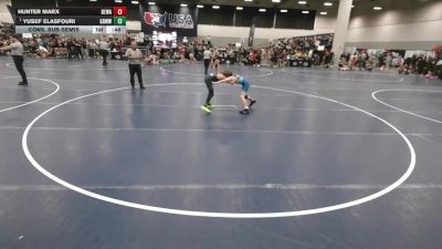 78 lbs Cons. Sub-semis - Hunter Marx, Berge Elite Wrestling Academy vs Yusef Elasfouri, Gracie Barra Westchase Wrestling Club