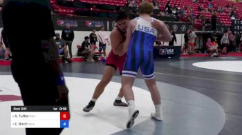 87 kg Quarters - Antony Tuttle, Pinnacle Wrestling Club vs Ethan Birch, Vacaville Wrestling Club