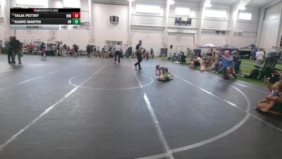 44 lbs Round 1 - Talia Pettry, Unattached vs Kairo Martin, Ohio Heroes