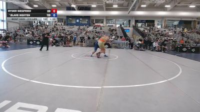 215 lbs Cons. Semis - Ryder Siegfried, Legends Of Gold vs Blake Nguyen, Team Idaho