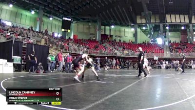 110 lbs Champ. Round 2 - Evan Strom, Nebraska Elite Wrestling Club vs Lincoln Campney, Nebraska Boyz