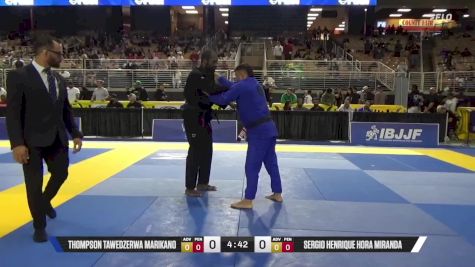 Sergio Henrique Hora Miranda vs Thompson Tawedzerwa Marikano 2025 Pan Jiu Jitsu IBJJF Championship