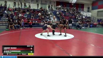 132 lbs Quarterfinal - Johnny Ibanez, Vista vs Byron Cunningham, St. Augustine