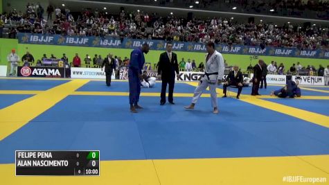 Felipe Pena vs Alan Finfou Absolute 2016 IBJJF Europeans