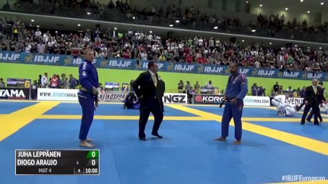 Diogo Araujo vs Juha Leppanen Absolute 2016 IBJJF Europeans