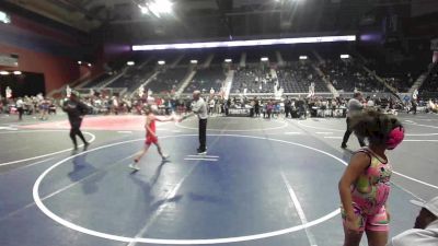 89 lbs Rr Rnd 5 - Tripp Lingelbach, GRIT Athletics WC vs Tara Richard, Widefield WC