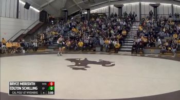 141 m, Bryce Meredith, Wyoming vs Colton Schilling, Cal Poly