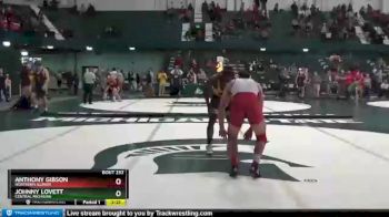 157 lbs Cons. Round 4 - Johnny Lovett, Central Michigan vs Anthony Gibson, Northern Illinois
