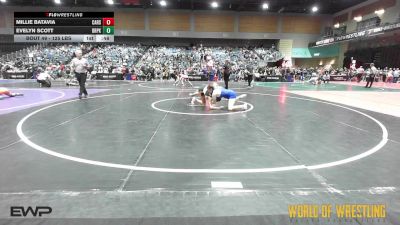 125 lbs Consi Of 8 #2 - Millie Batavia, Carson Valley Wildcats vs Evelyn Scott, Deer Park