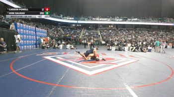6A 144 lbs Cons. Semi - Jose Salinas, Union Pines High School vs Carson Powell, St. Stephens High School
