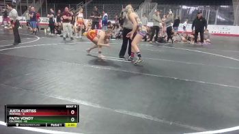 W 127 lbs Round 3 (4 Team) - Faith Vondy, Colorado vs Justa Curtiss, Montana