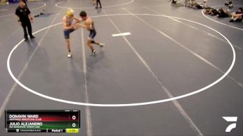 126 lbs Quarterfinal - Julio Alejandro, No Nonsense Wrestling vs Donavin Ward, Hastings Wrestling Club