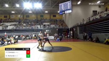 138 lbs Consolation - Caleb Campos, Cannon School vs Kailen Richards, Belmont Hill School