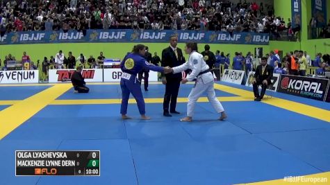 Mackenzie Dern vs Olga Lyashevska Absolute 2016 IBJJF Europeans
