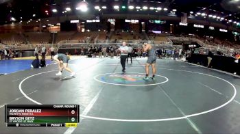 220 lbs Champ. Round 1 - Bryson Getz, ST VINCENT-ST MARY vs Jordan Peralez, Palmetto Ridge H.S.