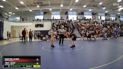 110 Boys Quarterfinal - Troy Giles, Kennedy Boys vs Sawyer Alder, Bennion Boys