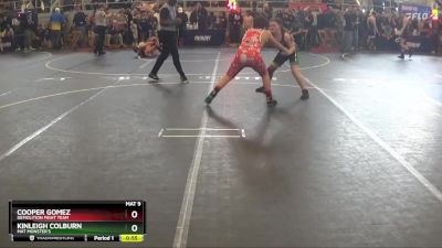 130 lbs Round 1 - Kinleigh Colburn, Mat Monster`s vs Cooper Gomez, Demolition Fight Team