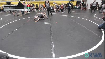 61 lbs Quarterfinal - Andrew Mitchell, Cowboy Wrestling Club vs Dixie Bledsoe, Woodland Wrestling Club
