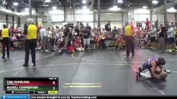 60 lbs Finals (8 Team) - Cael Danielson, Olympia vs Russell Commerford, Untouchables White